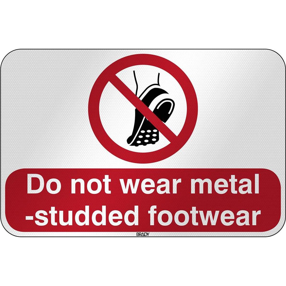 Brady, Sicherheitskennzeichnung, ISO Safety Sign - Do not wear