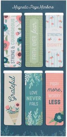 Floral Garden Magnetic Bookmark Set (Collectif, Englisch)