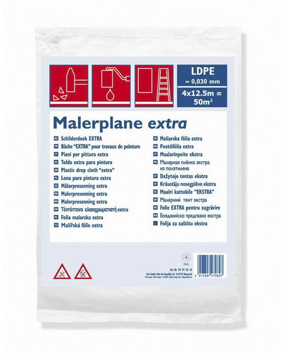 Actual product image Magni Building tarpaulin LDPE 30my 50m² (12.50 m)