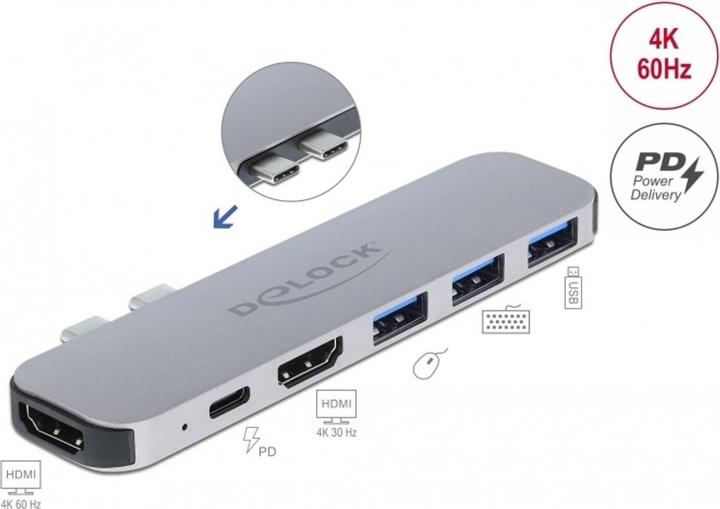 Actual product image Delock Dockingstation für MacBook (Docking port (proprietary), 1 portion)