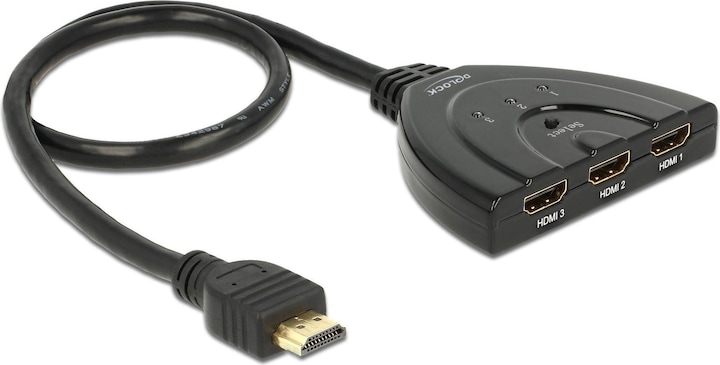 Delock HDMI Switch 3:1 Bidirectional