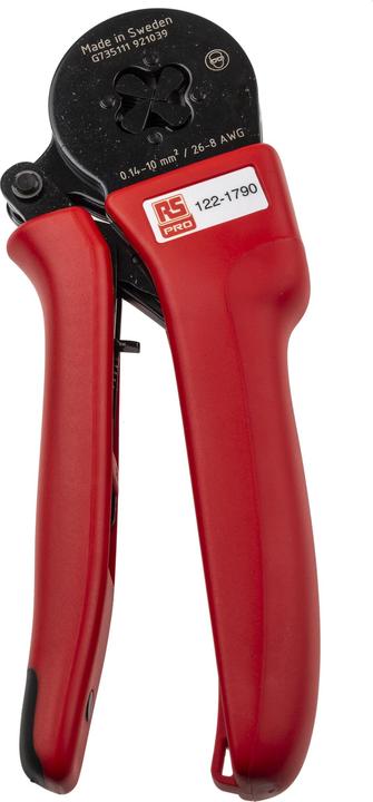 Produktbild RS PRO Crimp tool 26-8 AWG square profile (100 mm)