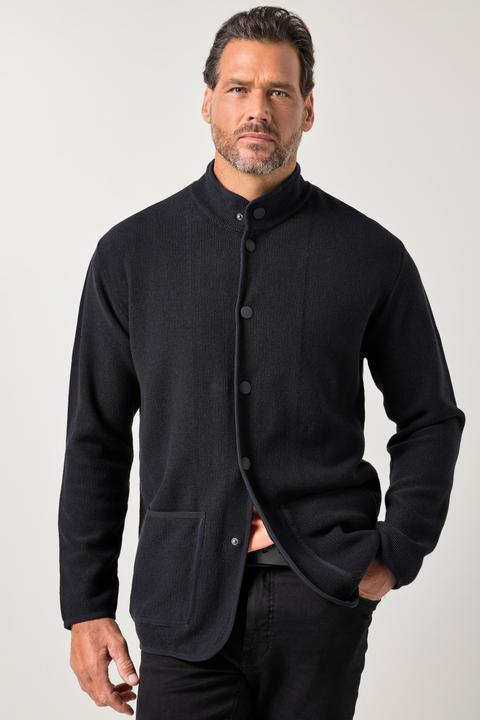 Produktbild JP1880 Stricksakko, FLEXNAMIC®, Stehkragen, Druckknöpfe (L)