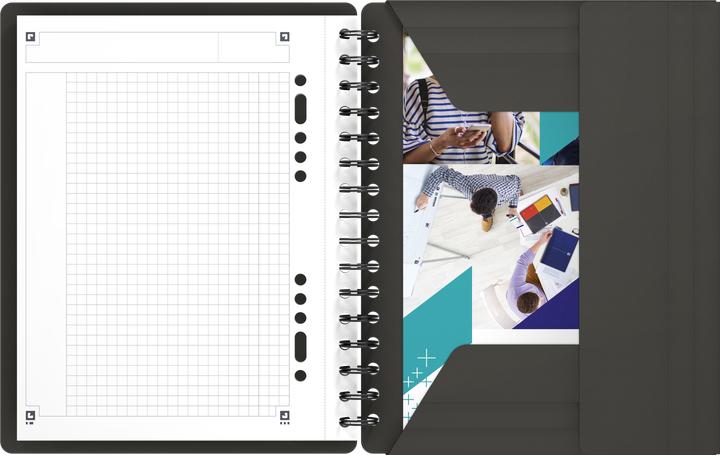 Actual product image Oxford Meetingbook (A5+, Checked, Soft cover)