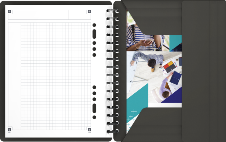 Produktbild Oxford Meetingbook (A5+, Kariert, Weicher Einband)