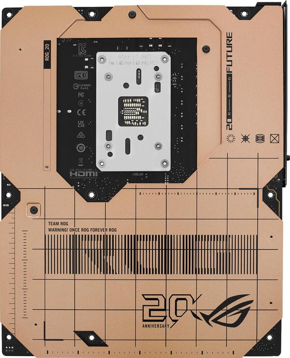 Actual product image ASUS ROG Crosshair 2006 AMD X870E 4*DDR5 5*M.2 4*SataIII AM5 HDMI ATX (AM5, AMD X870E, ATX)