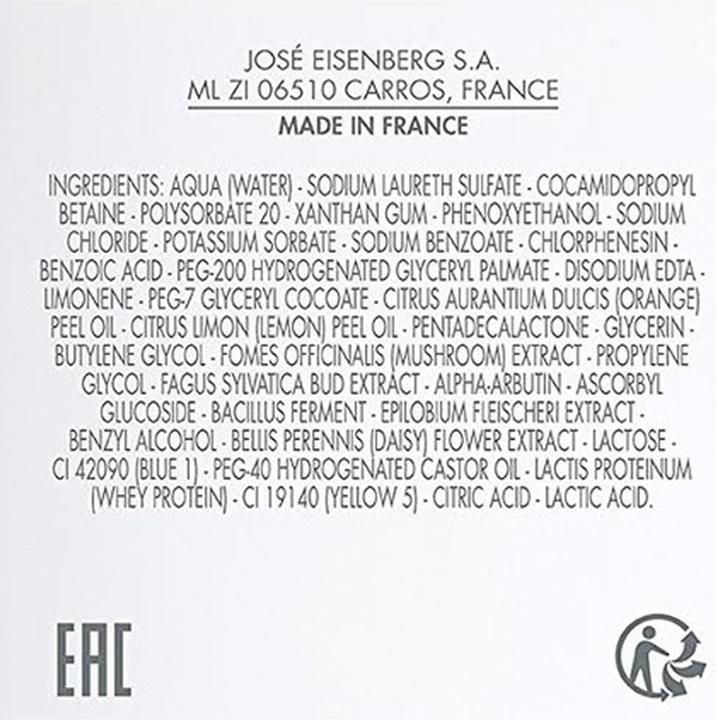 Actual product image Eisenberg Classique Eau Purifiante Moussante (Cleansing gel, 150 ml)