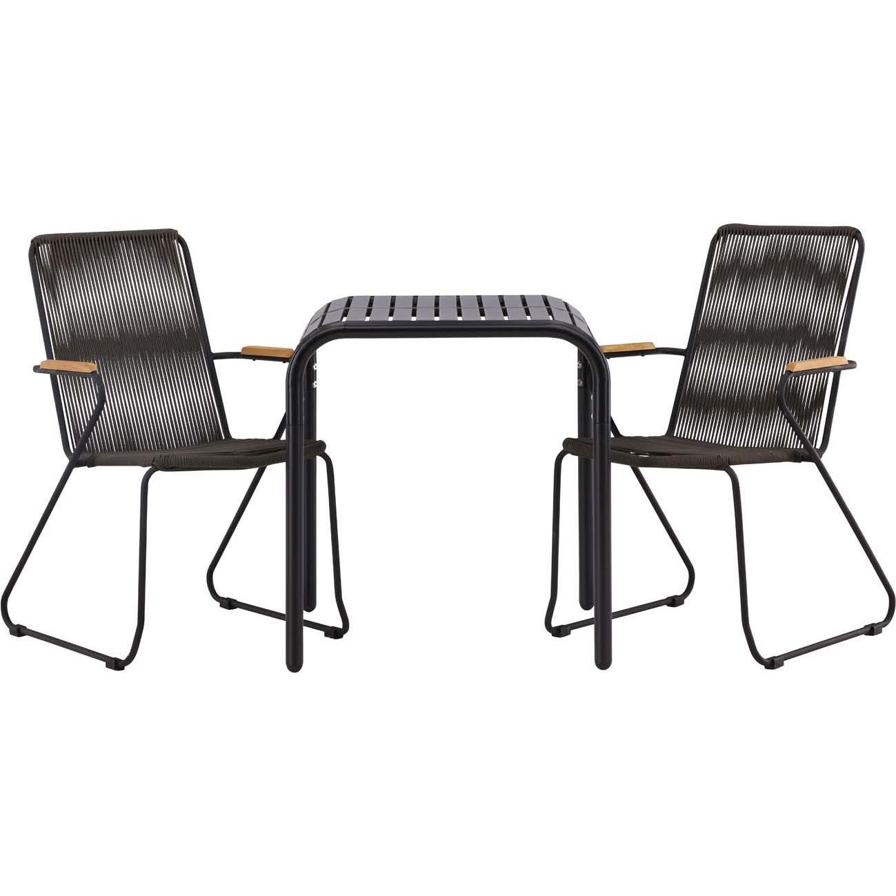 Thumbnail - Ebuy24, Gartentisch + Balkontisch, Gartenset Borneo 3-teilig (70 cm)