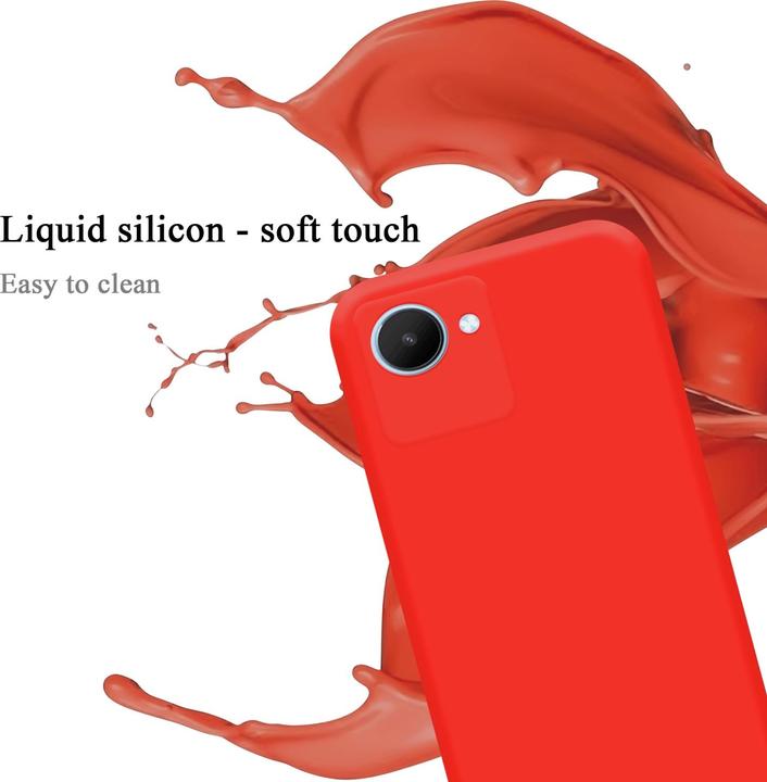 Actual product image Cadorabo TPU Liquid Silicone Case Cover for Realme C30 / Narzo 50i PRIME (Realme Narzo 50i Prime, Nokia C30)