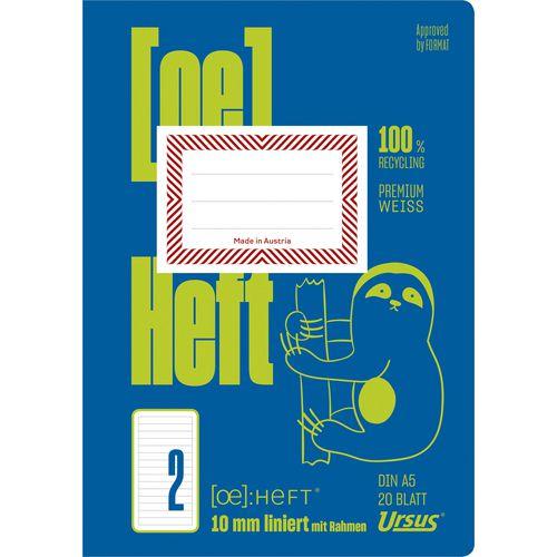 Cahier d'écolier Ursus FX2 Blanc Quadrillé A5 80 g/m2 (A5, Quadrillé)