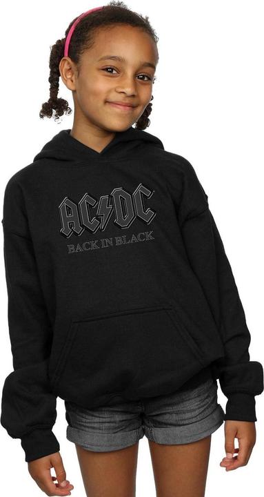 Image du produit AC/DC - Sweat à capuche BACK IN BLACK - Fille (152, 158)