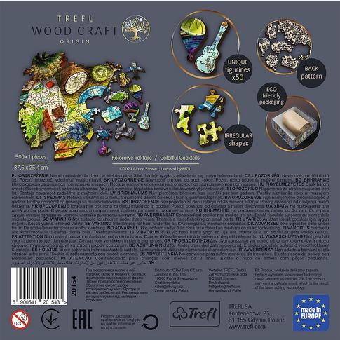 Image du produit Trefl Puzzle en bois Cocktails colorés 500+1T (501 pièces)