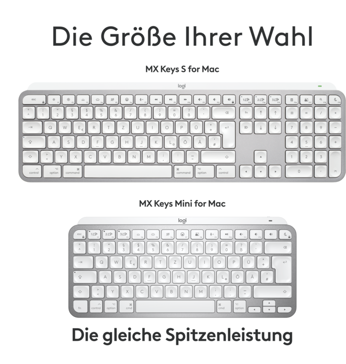 Produktbild Logitech MX Keys S for Mac (DE, Kabellos)