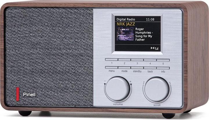 Immagine prodotto Pinell Supersound 201W - Radio da tavolo DAB+/Internet - walnoothout