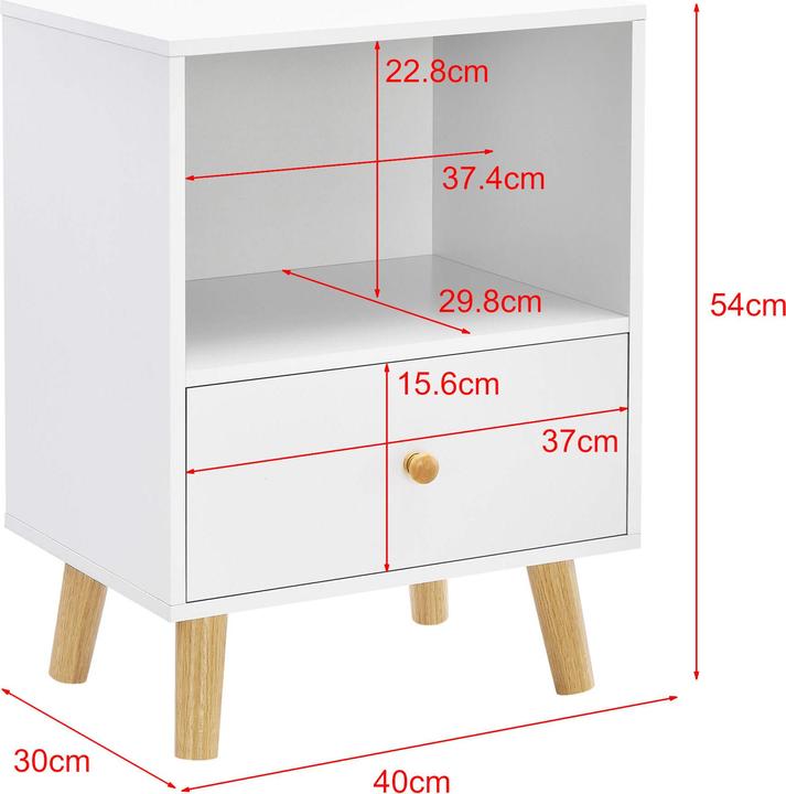 Actual product image En.Casa Sundsvall (40 x 30 x 54 cm)