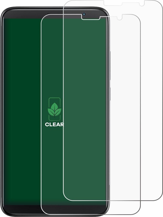 Actual product image ScreenLeaf Protective film sustainable screen protector screen protector film clear transparent (2 Piece, TCL 403)