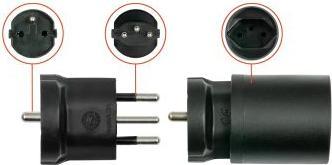 Actual product image Kabelmeister Stromadapter (Type J)