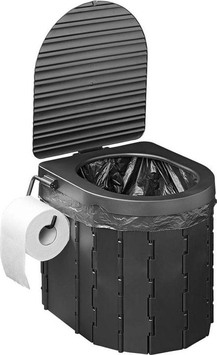 Actual product image ProPlus Folding camping toilet with lid