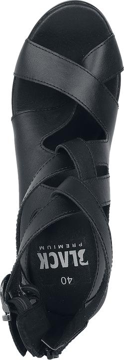 Actual product image Black Premium High Heels mit Riemen (38)