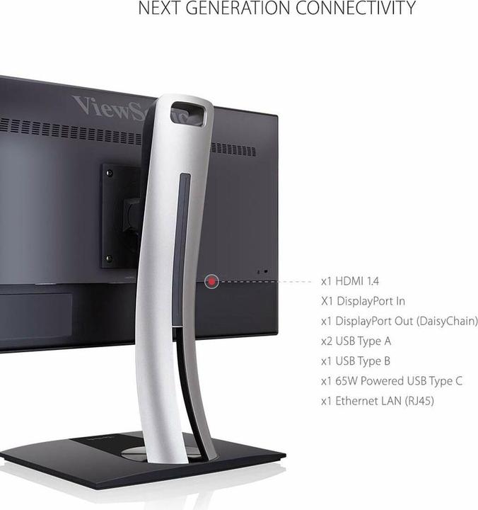 Actual product image Viewsonic 24” Full HD 120Hz Monitor with HDMI and VGA (1920 x 1080 pixels, 24")