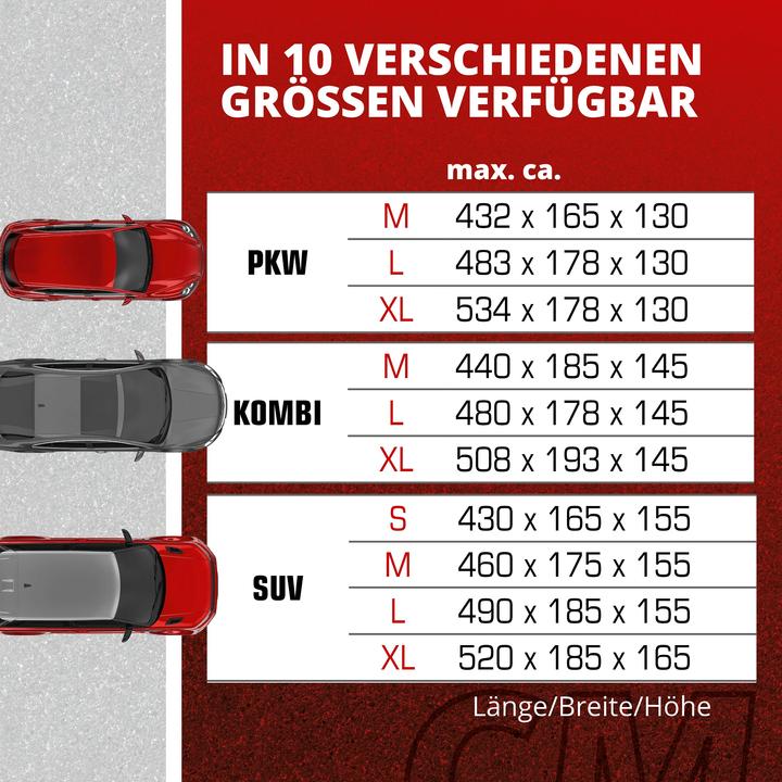 Produktbild Walser Autoplane Indoor Soft, PKW-Abdeckplane Gröe XL schwarz