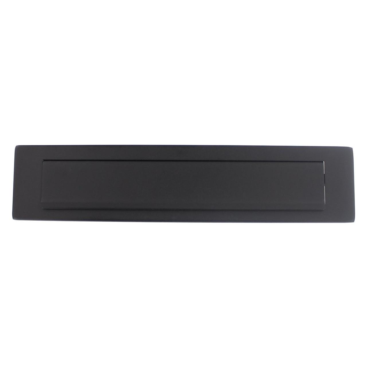 Intersteel, Brievenbus, Letterbox Mit Ventil/Regenkante Edelstahl/Mattschwarz
