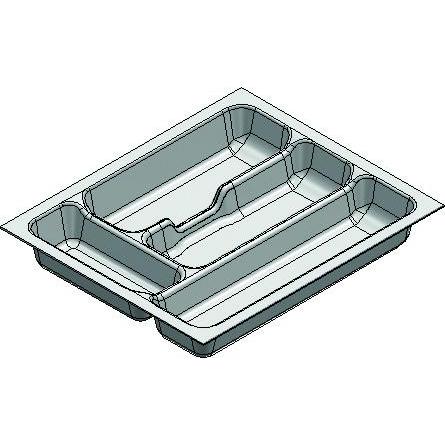 Agoform Besteckeinsatz, Besteckkasten, Weiss