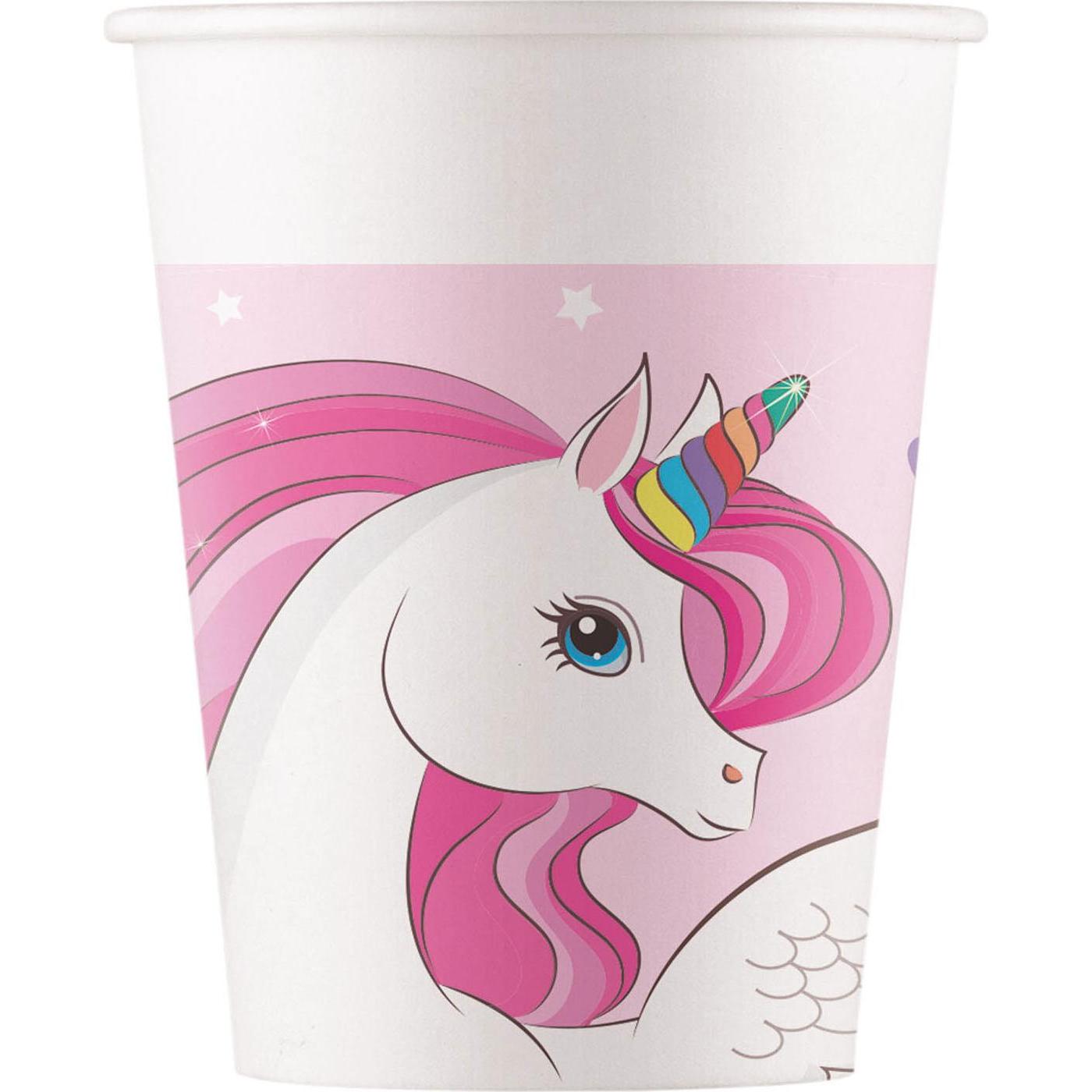 Magni, Einweggeschirr, Pappbecher Einhorn 8er FSC-Mix (8 x)