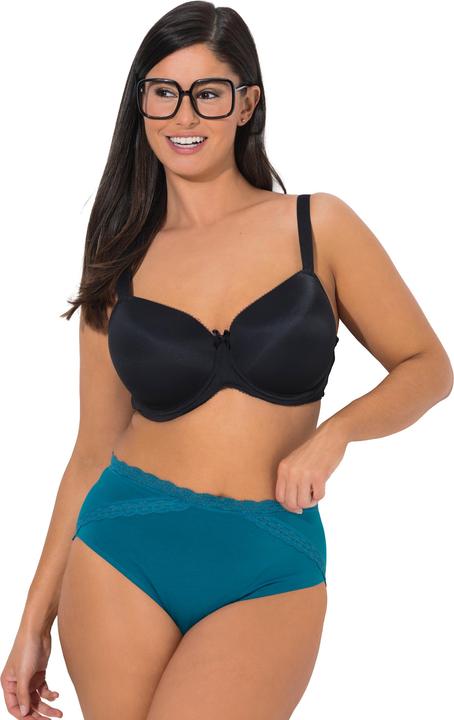 Produktbild Ulla Popken Midislips, 3er-Pack, Spitzenband (56, 3er Pack)