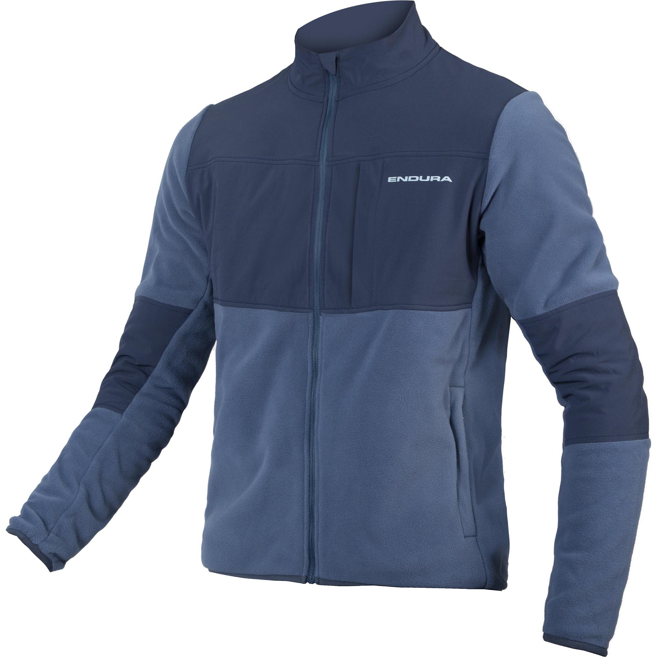 Endura, Herren, Velotrikot, Hummvee Full Zip Fleece (XXL), Blau, XXL