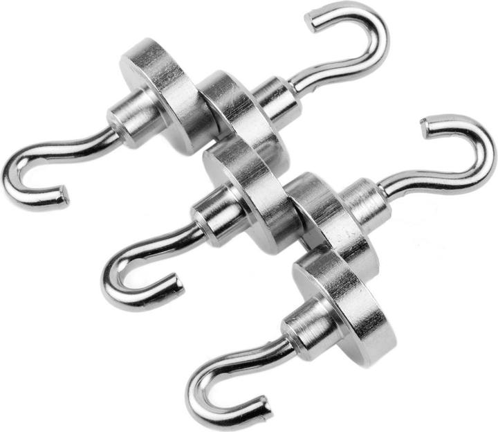 Produktbild Supermagnete Hakenmagnet (3x)