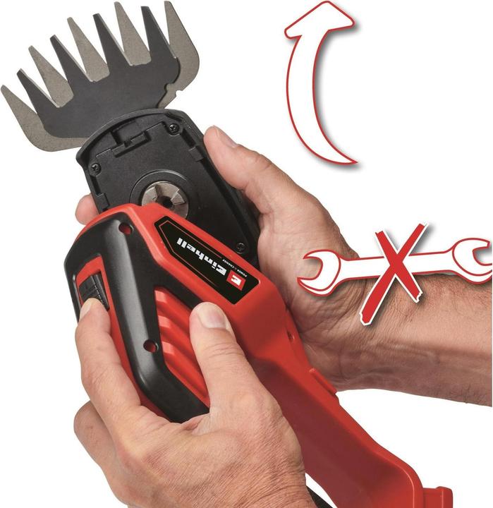 Image du produit Einhell Cisaille à gazon et à buissons sans fil 18 V GE-CG 18/100 LiT Power X-Change (Fonctionnement sur batterie)