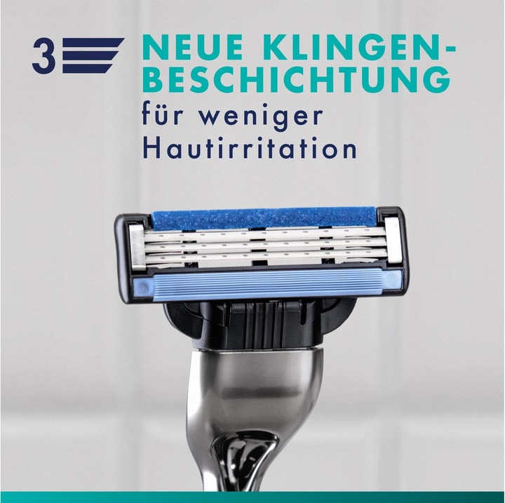 Produktbild Gillette Mach3 Systemklingen 12er + Handstück Ersatzklingen (12 x)