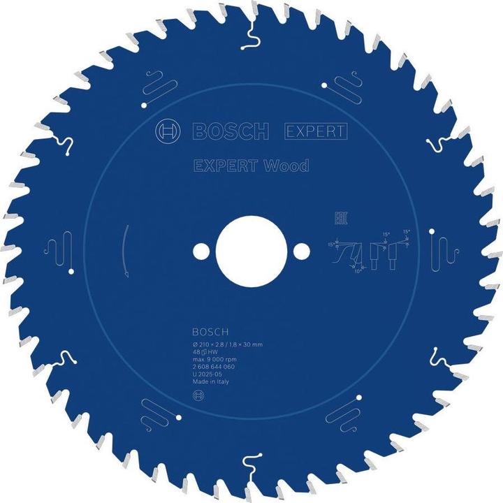 Actual product image Bosch Professional Zubehör Circular saw blade Expert for Wood, 210 x 30 x 2.8 mm, 48
