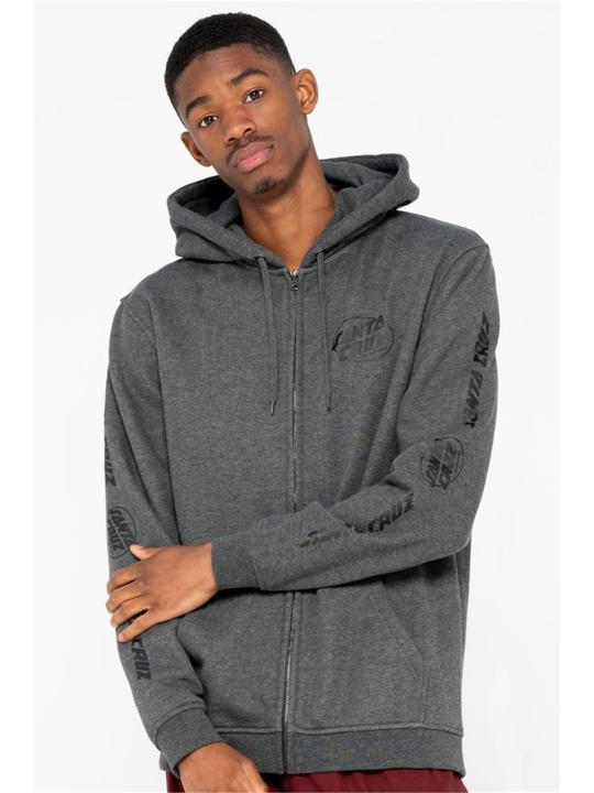 Actual product image Santa Cruz Club Oval Dot Zip Hoodie (S)