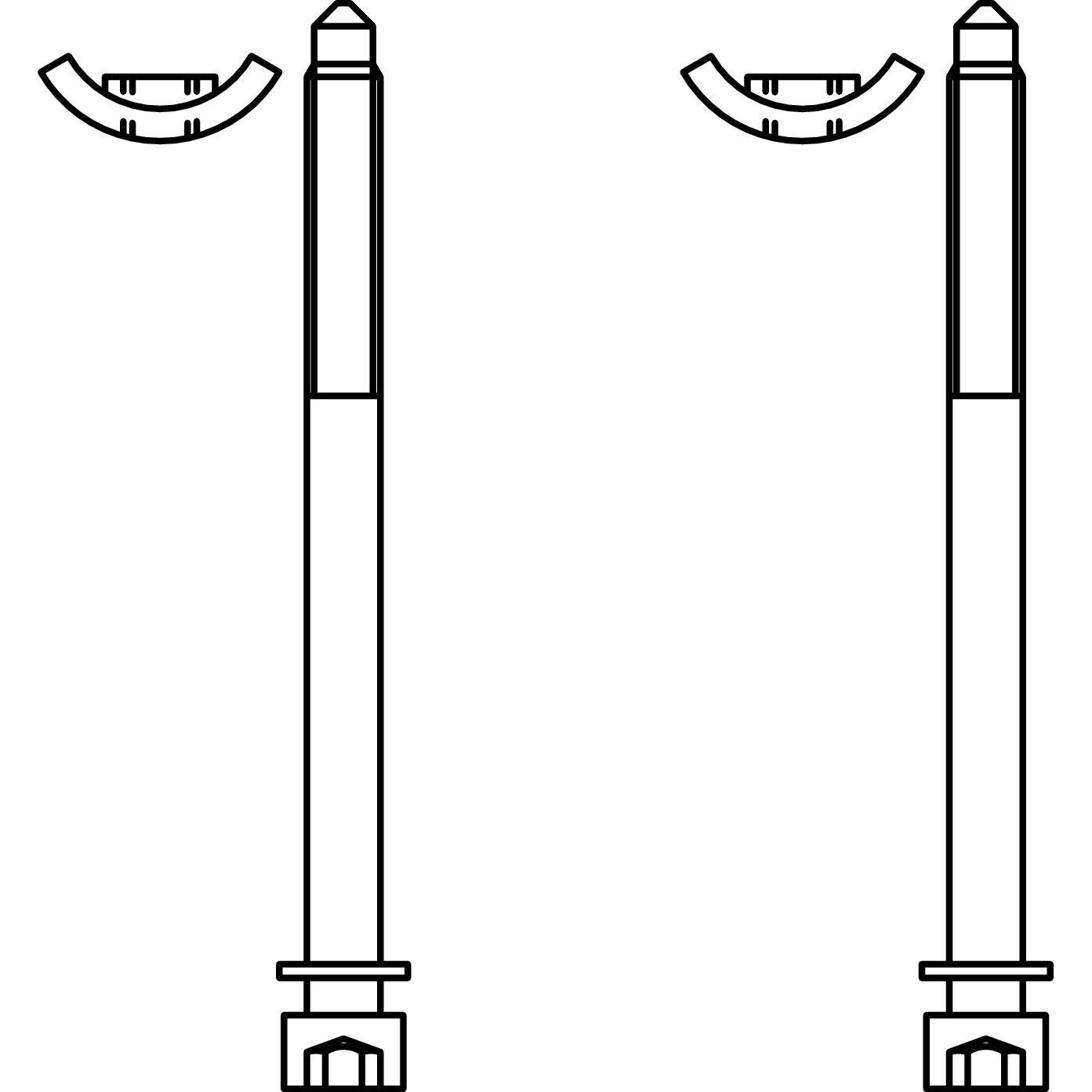Thumbnail - GU, Türbeschlag + Scharnier, Eckverbinder Befestigungs Set unten Zubehör für Bodenschwellen (Thermostep)