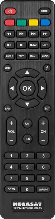 Actual product image Megasat HD 370 - Black (DVB-S2, DVB-S)