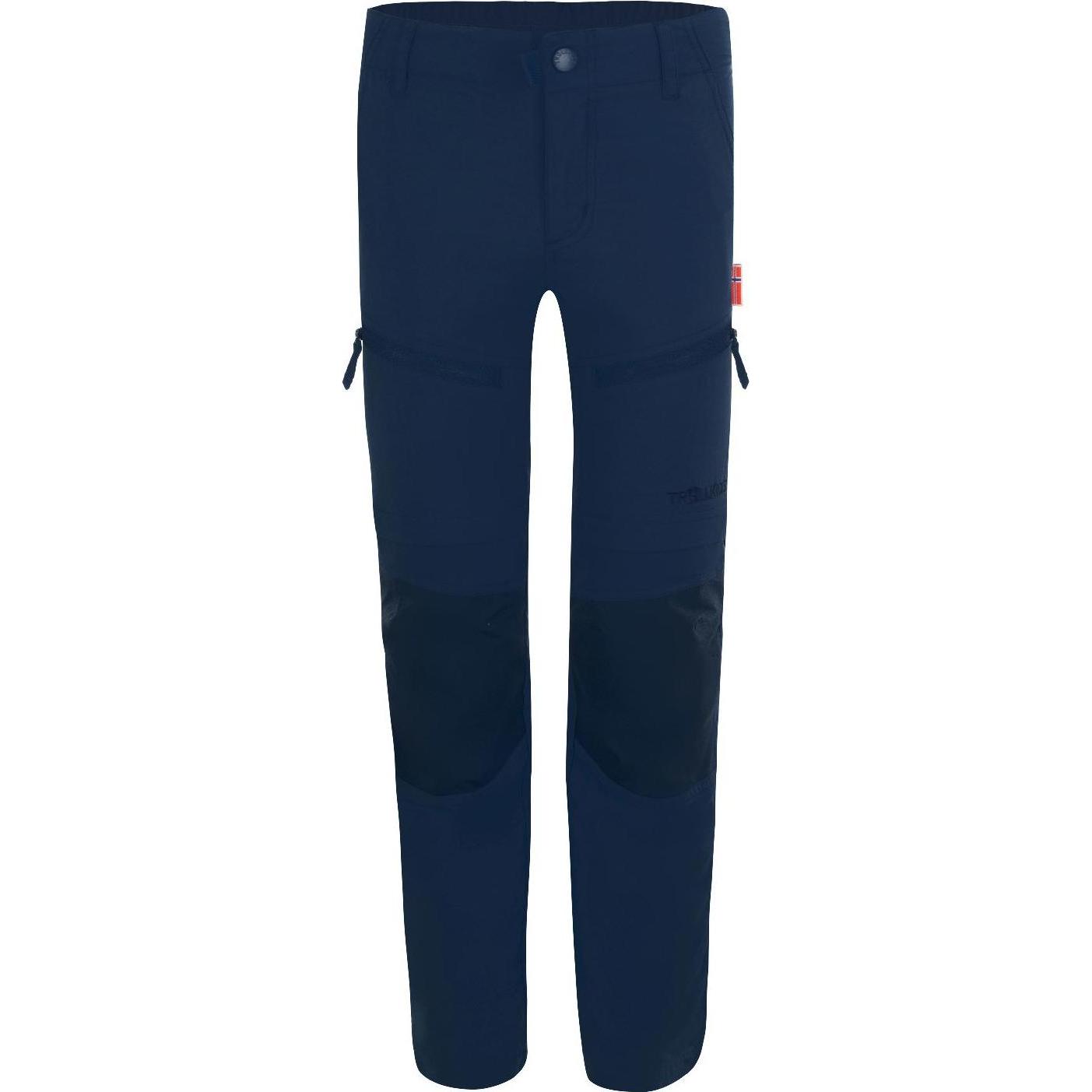 Trollkids, Unisex, Outdoorhose, Kid's Nordfjord Zip-Off Pants Slim Fit (122), Blau, 122