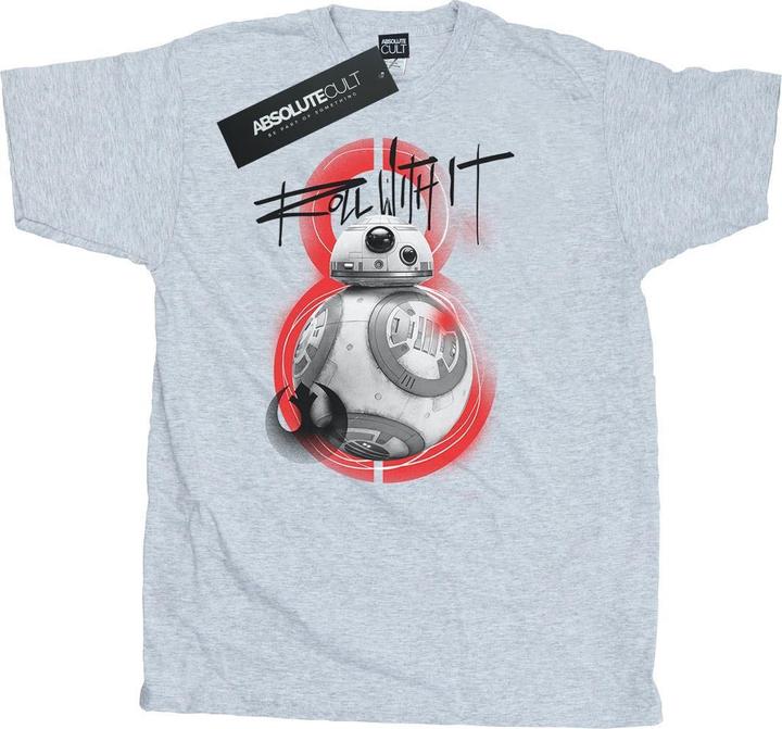 Immagine prodotto Star Wars The Last Jedi BB-8 Roll With It Maglietta Uomo (L)