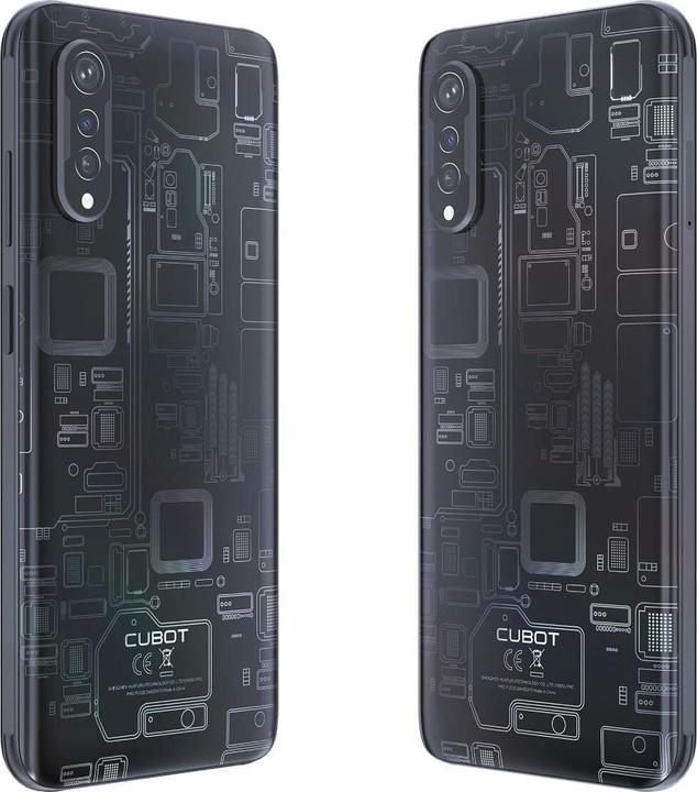 Actual product image Cubot X70 Space Black (256 GB, Space Black, 6.58", Dual SIM, 4G)