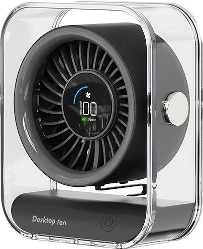 Produktbild PhoneLook er tragbarer Design-Tischventilator mit LED-Display (3 Geschwindigkeiten)