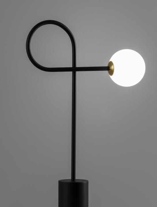 Productafbeelding Nova Luce DEDALO tafellamp G9 zwart 63,8x10cm 9010223 (G9)