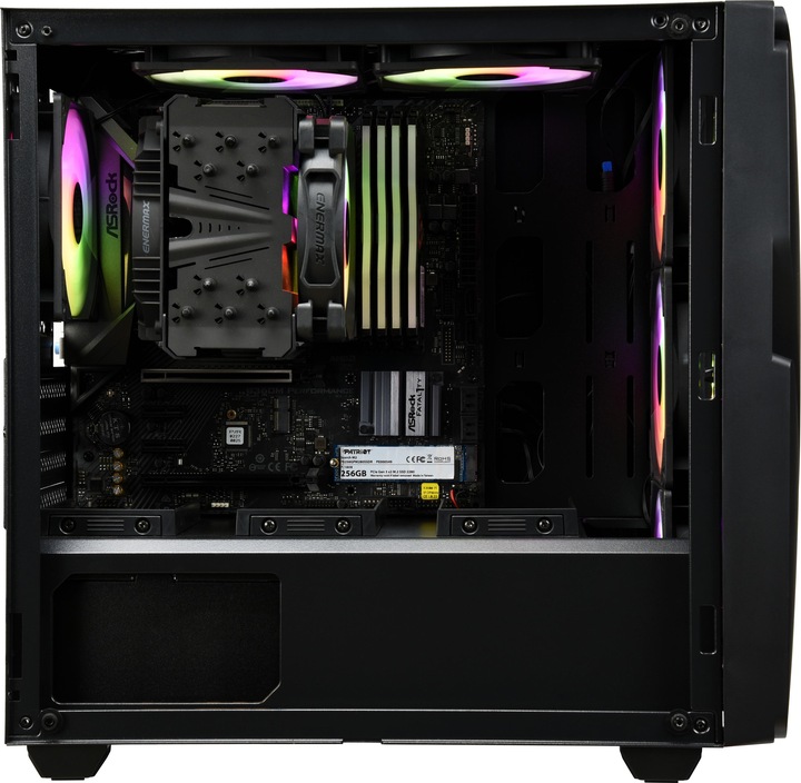 Produktbild Enermax MarbleShell MS30 Gaming Computer Case - Mid-tower - - SPCC, Tempered Glass - 7 x Bay - ECAMS30BBARGB (ATX, mATX, E-ATX, Micro-ITX)