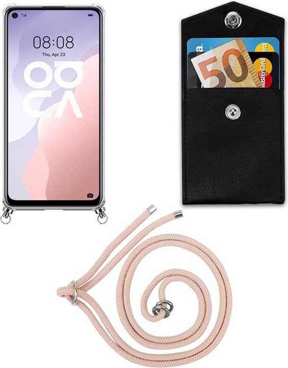 Produktbild Cadorabo TPU Handy Kette SILBER Cover