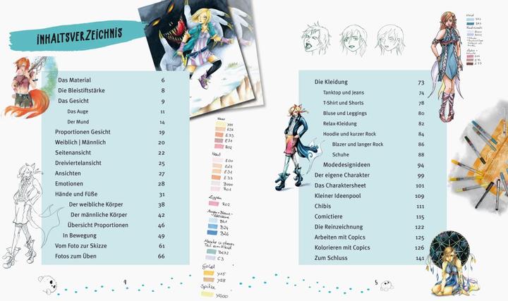 Produktbild Manga – Der Zeichenkurs (Deutsch, Elisabeth Poniz, 2020)