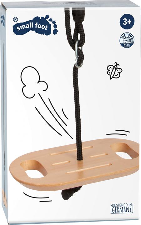 Image du produit small foot Balançoire disque en bois avec poignées Black Line