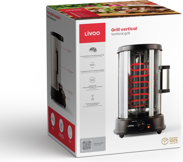 Image du produit Livoo Vertikalgrill