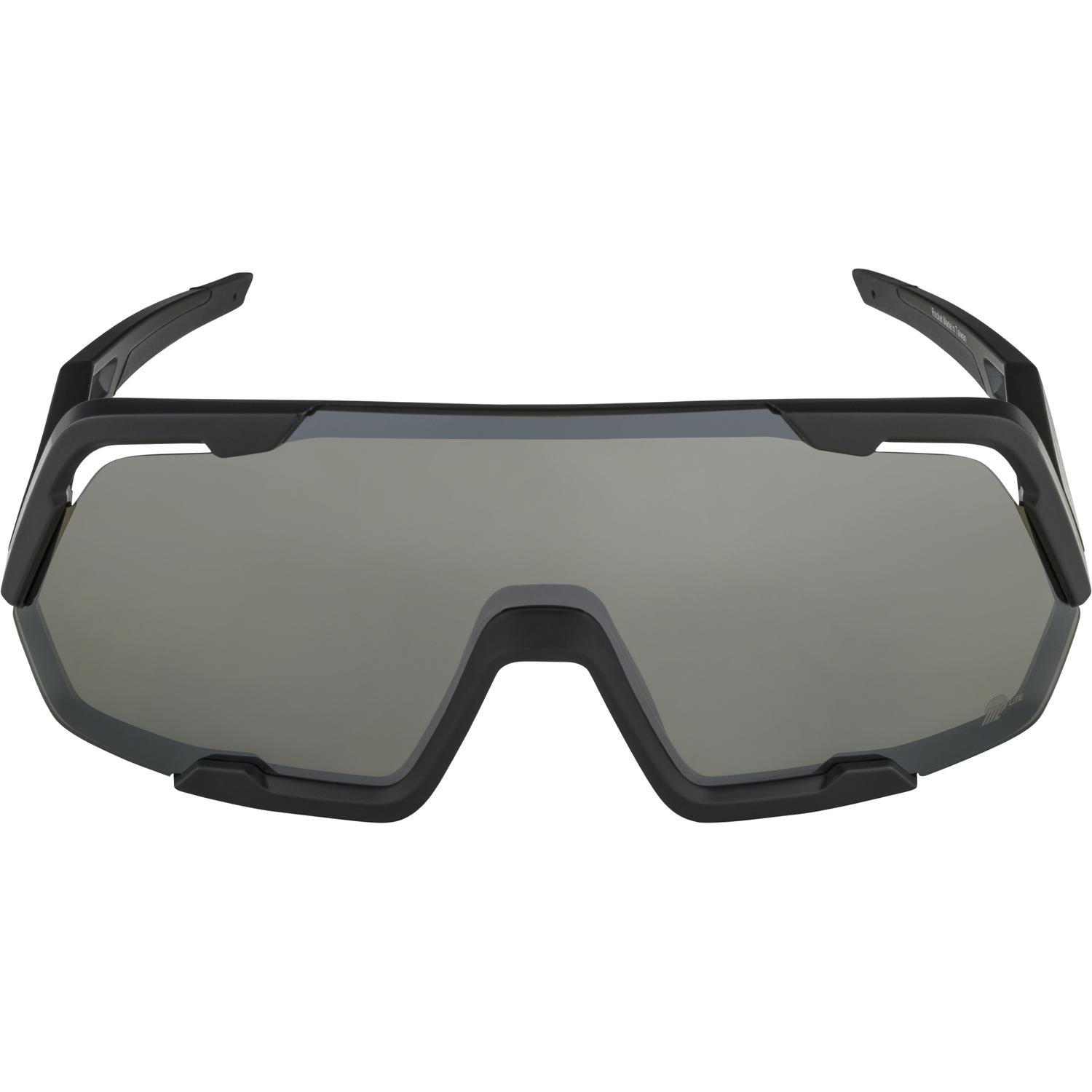Thumbnail - ALPINA SPORTS, Herren, Sportbrille, Rocket Q-Lite (schwarz matt-silber, Grau), Schwarz