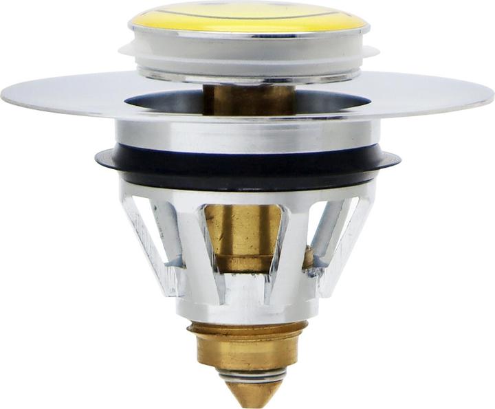 Actual product image Dusbad Pop Up Universal Sink Plug Smiley