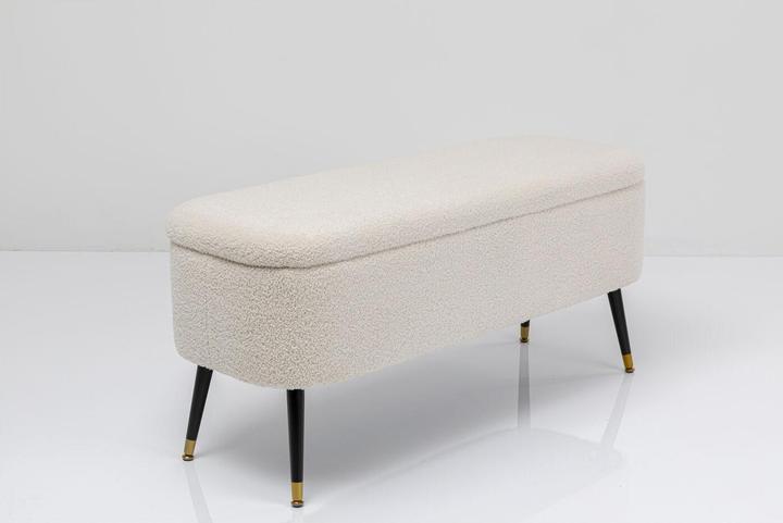 Image du produit Kare Design Banc coffre Rico Blanc (109 cm)